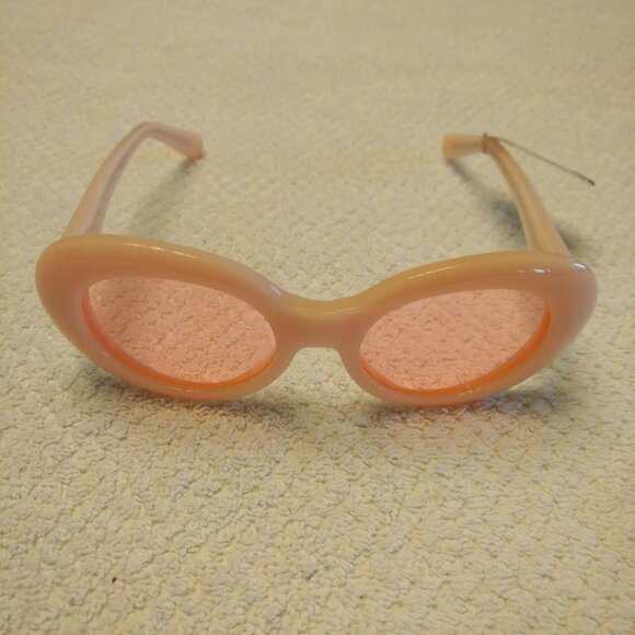 NEW AND RARE LAST PAIR OF ACNE STUDIOS PINK MUSTANG SUNGLASSES WITH PINK LENSES - Picture 6 of 15